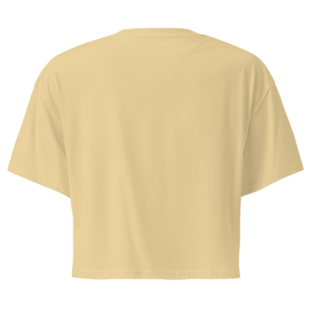 BTJ “Never Give Up” Crop Tee view 2