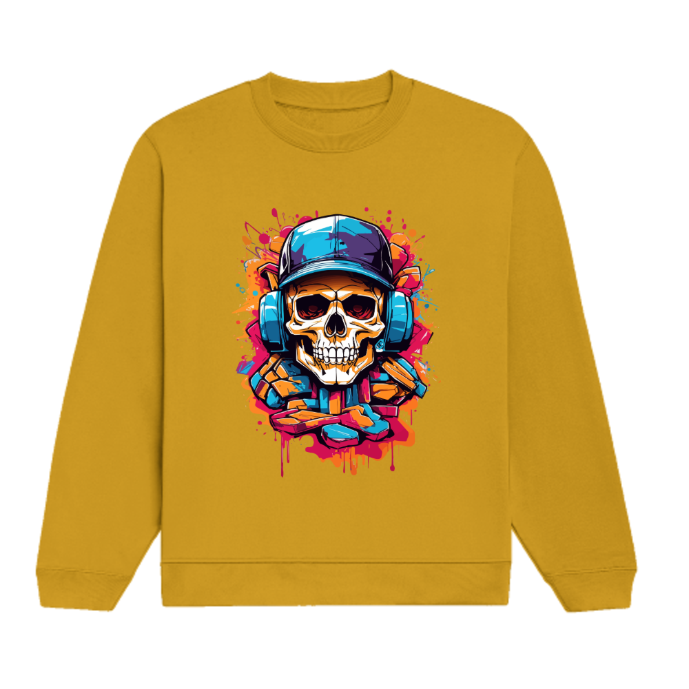 #BTJ Street Skull — Rise Beyond Noise Sweatshirt