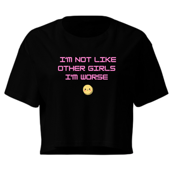 I'm just a Girl Crop Top