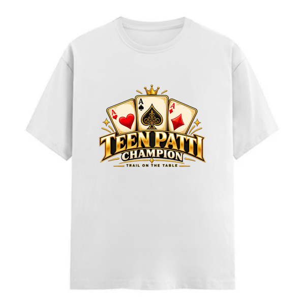 Teen Patti Champion Unisex Classic Crew T-Shirt